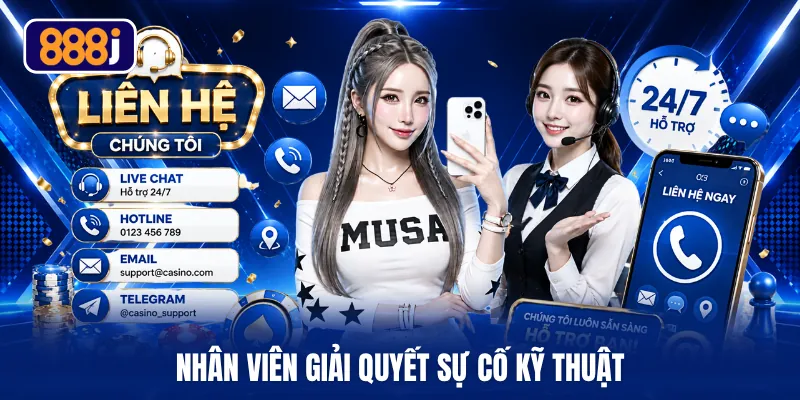 Nhân viên giải quyết sự cố kỹ thuật